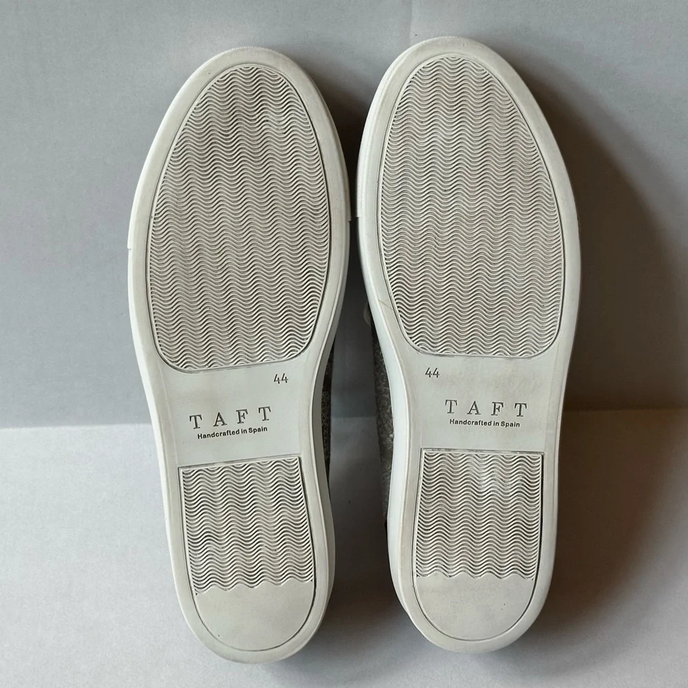 TAFT Jack Neutral Paisley Jacquard Design Sneakers With Leather Size 44 (11) EUC - Picture 11 of 12